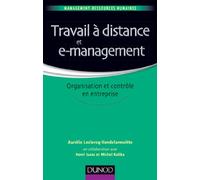 Travail à distance et e-management