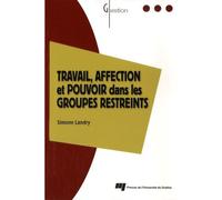 TRAVAIL AFFECTION ET POUVOIR DANS LES GROUPES RESTREINTS