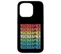 Travail de Style Vintage vidéaste Coque pour iPhone 15 Pro