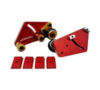 Travail du bois Clear-Cut Précision Stock Guides Table Saw Bearing Wheel Pressing Feeder Multi-usage Aluminium Feather Loc Boards