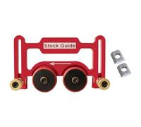 Travail du bois Double Roulement Roulement Stock Roller Bâton Guides pour plaques de coupe de table avec blocs coulissants Accessoires de coupe de table