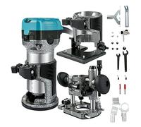 Travail du bois électrique tondeuse main routeur Machine puissance outils de menuiserie for couper rainurage fraisage sculpture Assurer la Stabilité(Fixed Plunge Tilt-A)