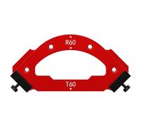Travail du bois - Modèles de rayon d'angle rond - Table de fraisage - Dispositif de coupe - Arcs en bois - Dispositifs de coupe pour table de fraisage