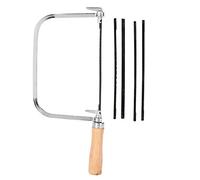 travail du bois Scie, Multi Purpose complet réglable scies égoïnes, DIY En forme de U Nœud Scie à métaux à la main Outil de jardin en métal à pain Corde Cutter Scie avec 5 pcs