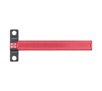 Travail du bois Scriber T Règle Carrée Durable En Alliage D'aluminium Disposition Mesure DIY Bois Rouge Noir