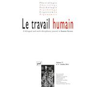Travail humain 2014, vol. 77 (4) - Collectif - Puf - broché - Revue
