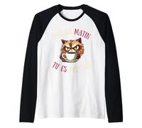 Travail Pause café Chat énervé Lundi Matin Humoristique Manche Raglan