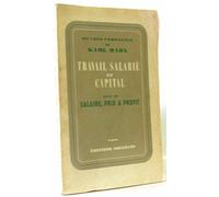Travail salarié et capital: Suivi de Salaire, prix et profit