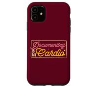 Travail Social Documenting is My Cardio Citation Travailleur Social Coque pour iPhone 11
