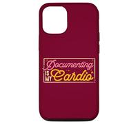 Travail Social Documenting is My Cardio Citation Travailleur Social Coque pour iPhone 12/12 Pro