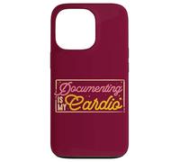 Travail Social Documenting is My Cardio Citation Travailleur Social Coque pour iPhone 13 Pro