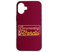 Travail Social Documenting is My Cardio Citation Travailleur Social Coque pour iPhone 16 Plus
