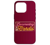 Travail Social Documenting is My Cardio Citation Travailleur Social Coque pour iPhone 16 Pro