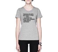 Travailler avec des Pros C’était Hier Grey Women's T-Shirt Tee