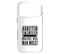 Travailler C'est comme Faire Caca. on Part Parce Que Vous devez Coque pour iPhone 17 Pro