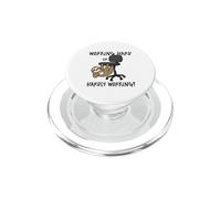 Travailler Dur ou à Peine travaillant Paresseux Humour de Bureau PopSockets PopGrip pour MagSafe