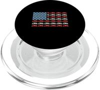 Travailleur d'assainissement patriotique pour camion à ordures PopSockets PopGrip pour MagSafe