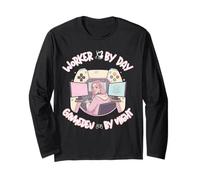 Travailleur de Jour Gamedev par Nuit - Jolie Petite Fille Manche Longue