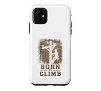 Travailleur de Ligne à Haute Tension Born to Climb Lineman Coque pour iPhone 11