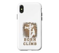 Travailleur de Ligne à Haute Tension Born to Climb Lineman Coque pour iPhone X/XS