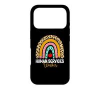 Travailleur des Services Humains Léopard Rainbow Healthcare Doctor Work Coque pour iPhone 17 Pro