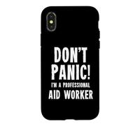 Travailleur humanitaire Coque pour iPhone X/XS