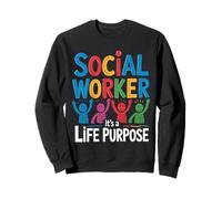 Travailleur social des aides à la vie des aides sociales Sweatshirt