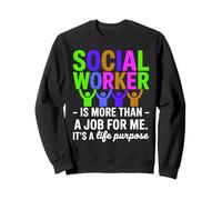 Travailleur social des aides à la vie des aides sociales Sweatshirt