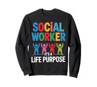 Travailleur social des aides à la vie des aides sociales Sweatshirt
