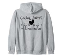Travailleur Social I'll Be There for You/Diplômé MSW en Travail Social Sweat à Capuche