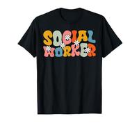 Travailleur Social Mois du Travail Social drôle Amour du Travail T-Shirt
