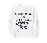Travailleur Social Travailleur cœur/Défenseur de l'appréciation du Travail Social Sweatshirt