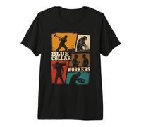 Travailleurs de col Bleu Travailleur de col Bleu T-Shirt Haut de Gamme