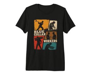 Travailleurs de col Bleu Travailleur de col Bleu T-Shirt Haut de Gamme