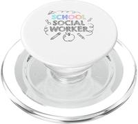 Travailleurs Sociaux Scolaires, Proverbes d'emploi et collègue de Travail PopSockets PopGrip pour MagSafe