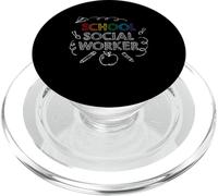 Travailleurs Sociaux Scolaires, Proverbes d'emploi et collègue de Travail PopSockets PopGrip pour MagSafe