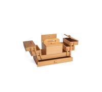 Travailleuse en bois à 3 niveaux - 23x45x27.4 cm -(...) - Marron