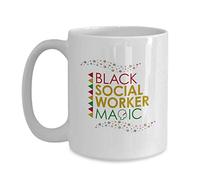Travailleuse Sociale Mélanine Magic Tasse Céramique Mug Drôle Tasses À Thé Pour Maison Chocolat Chaud Cacao 330Ml