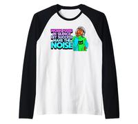 Travaillez dur en silence Woman Christian Black Melanin Women Manche Raglan