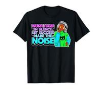 Travaillez dur en silence Woman Christian Black Melanin Women T-Shirt