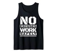 Travaillez en Toute sécurité | La sécurité d'abord | Cadeau pour la fête Nationale de la sécurité Débardeur