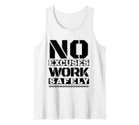 Travaillez en Toute sécurité | La sécurité d'abord | Cadeau pour la fête Nationale de la sécurité Débardeur