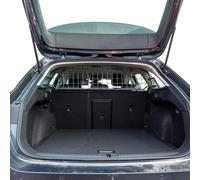Travall Guard Grilles Pare-Chien Compatible avec Seat Leon St (2020 et Ulterieur) TDG1691 - Grille de Separation avec Revêtement en Poudre de Nylon