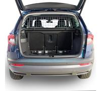 Travall Guard Grilles Pare-Chien Compatible avec Skoda Karoq (2017 et Ulterieur) TDG1590 - Grille de Separation avec Revêtement en Poudre de Nylon