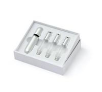 Travalo Set Atomiseur de parfum rechargeable Classique Magnétique Argenté | Fermeture magnétique