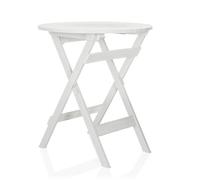 TRAVANO T | Table d'extérieur 62x62 - Table pliante Blanc