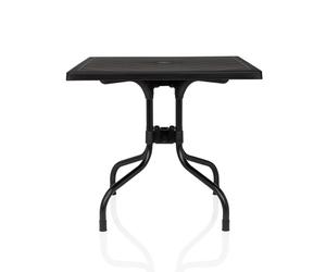 TRAVANO T1 | Table d’extérieur | 79x79 - Table pliante Noir
