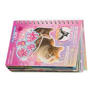 Travaux créatifs Animaux de compagnie - Livre Stickers Enfant | Livre Créatif Autocollants Pour Enfants | Pour Enfants Avion Voiture Maison Anniversaires Noël Fêtes Vacances Fête Voyage Accessoires