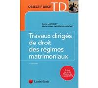 Travaux Dirigés De Droit Des Régimes Matrimoniaux