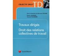 Travaux dirigés. Droit des relations collectives de travail